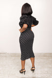Polka Pencil Skirt by WC