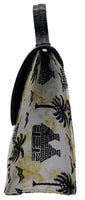 Faux Leather Afro Print Handbag
