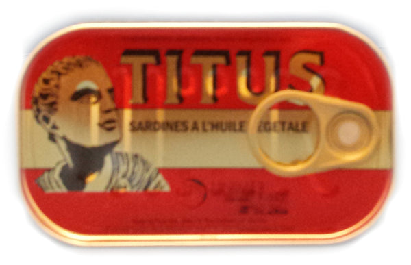 Titus (Sardines in vegetable oil Reg and Hot) by unimer group